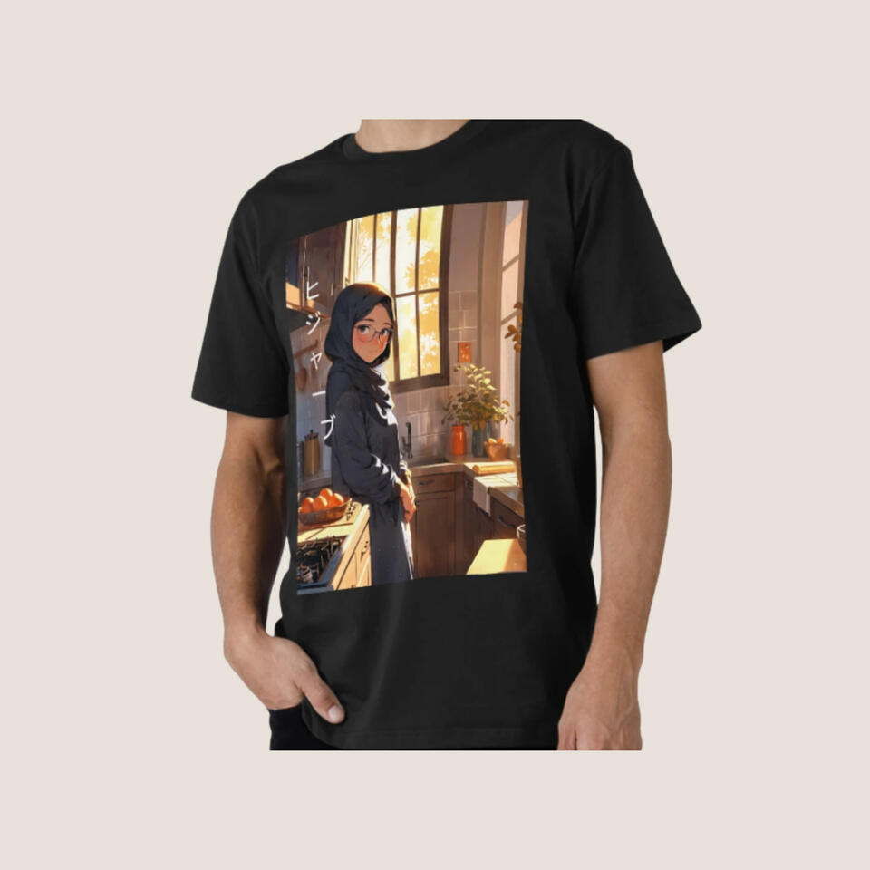 Quiet Strength Hijab Anime Premium T-Shirt (coming soon)